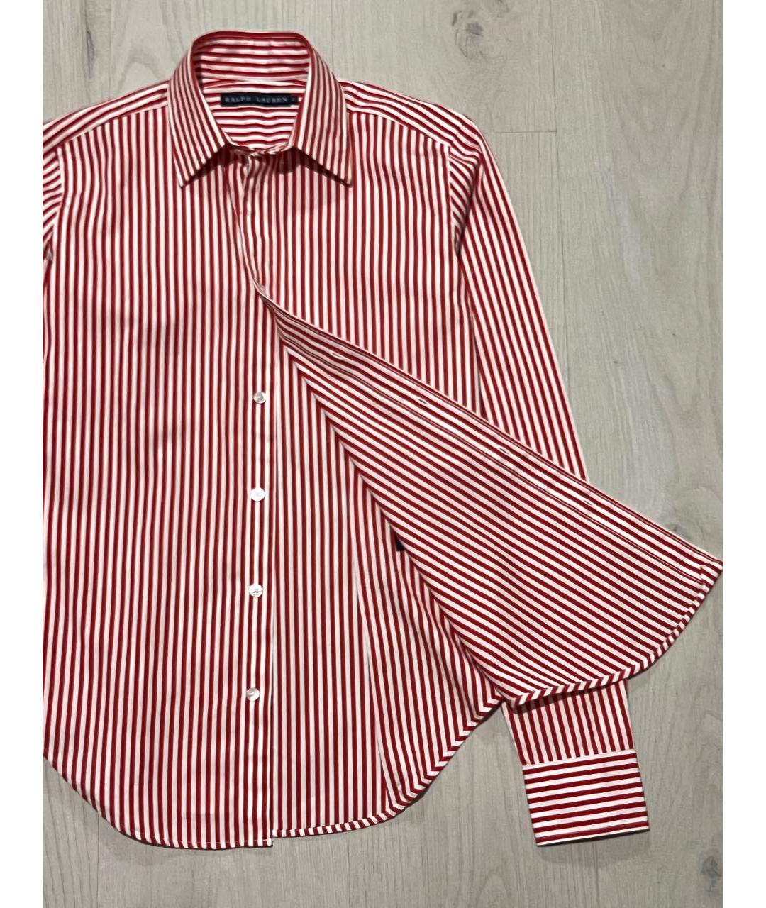 RALPH LAUREN Красная хлопковая рубашка, фото 5
