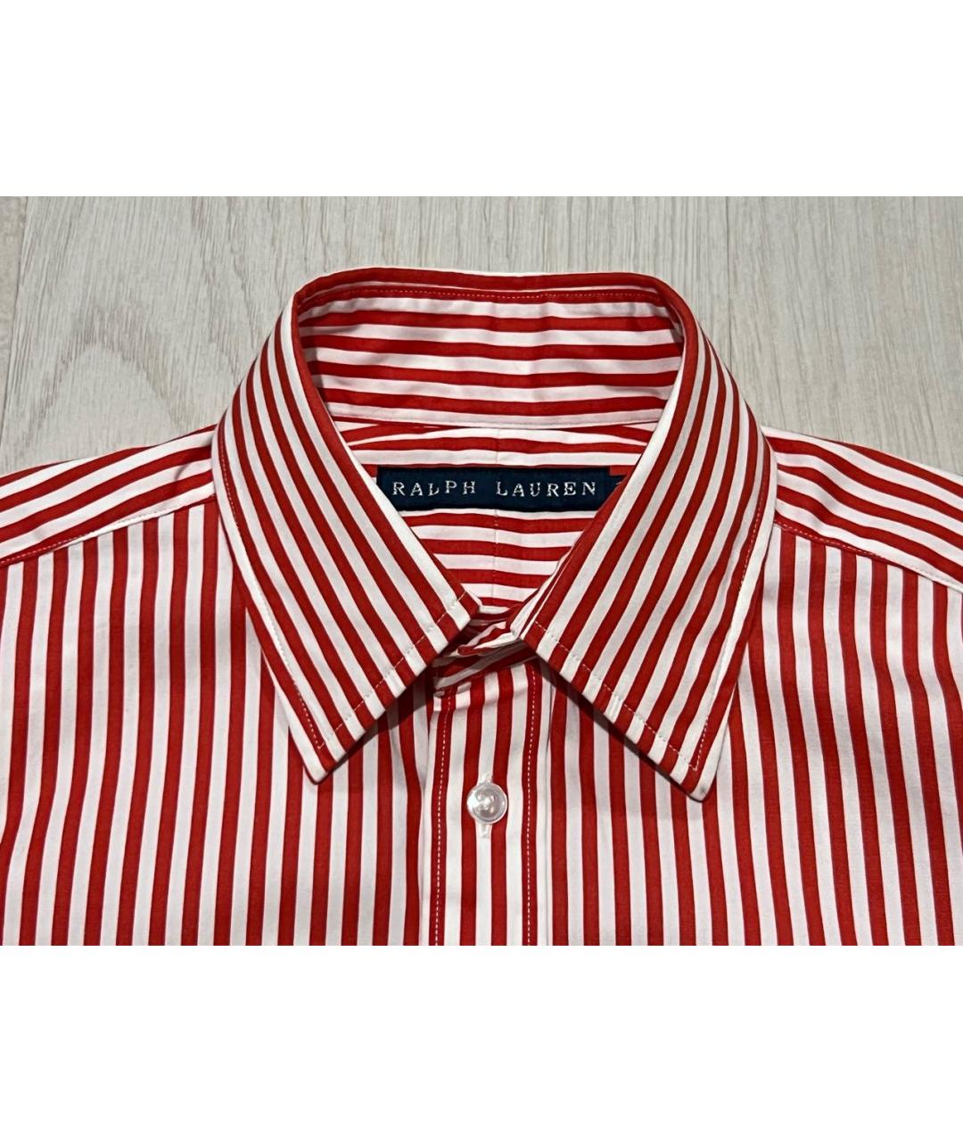 RALPH LAUREN Красная хлопковая рубашка, фото 4