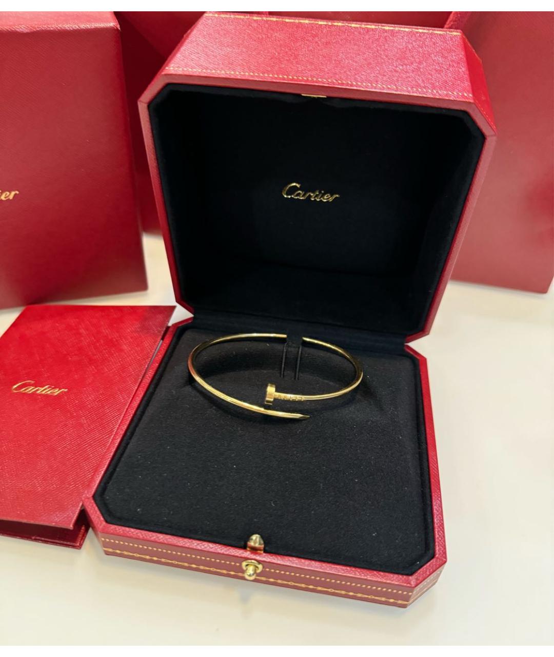 CARTIER Желтый браслет из желтого золота, фото 7