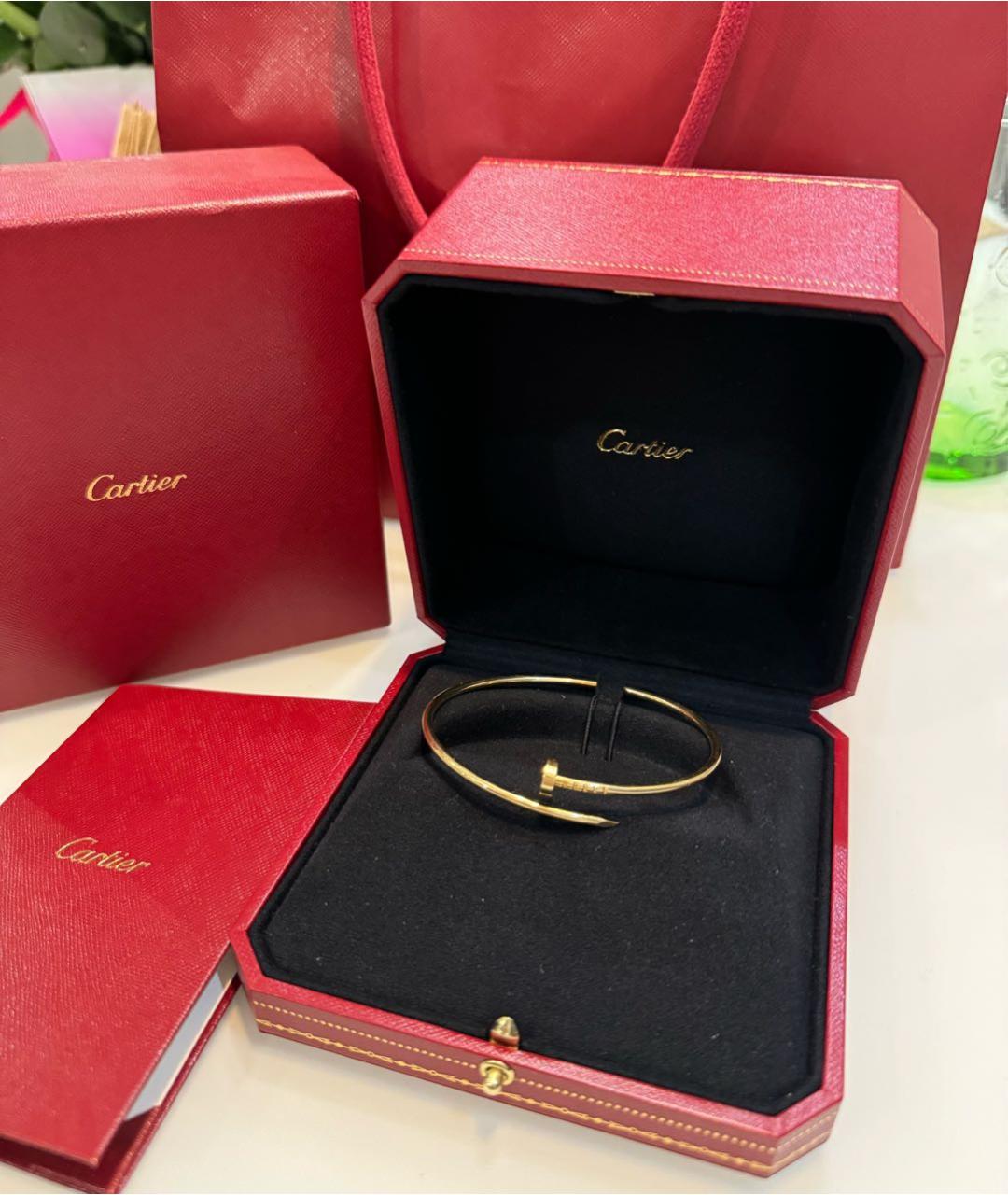 CARTIER Желтый браслет из желтого золота, фото 5