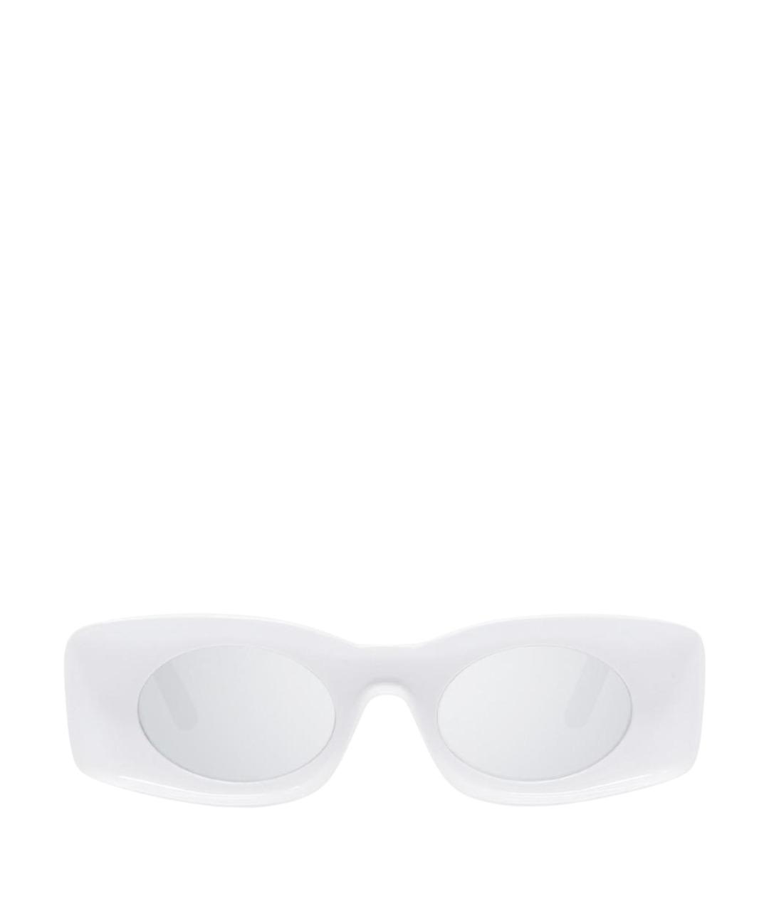 LOEWE Белые пластиковые солнцезащитные очки, фото 1