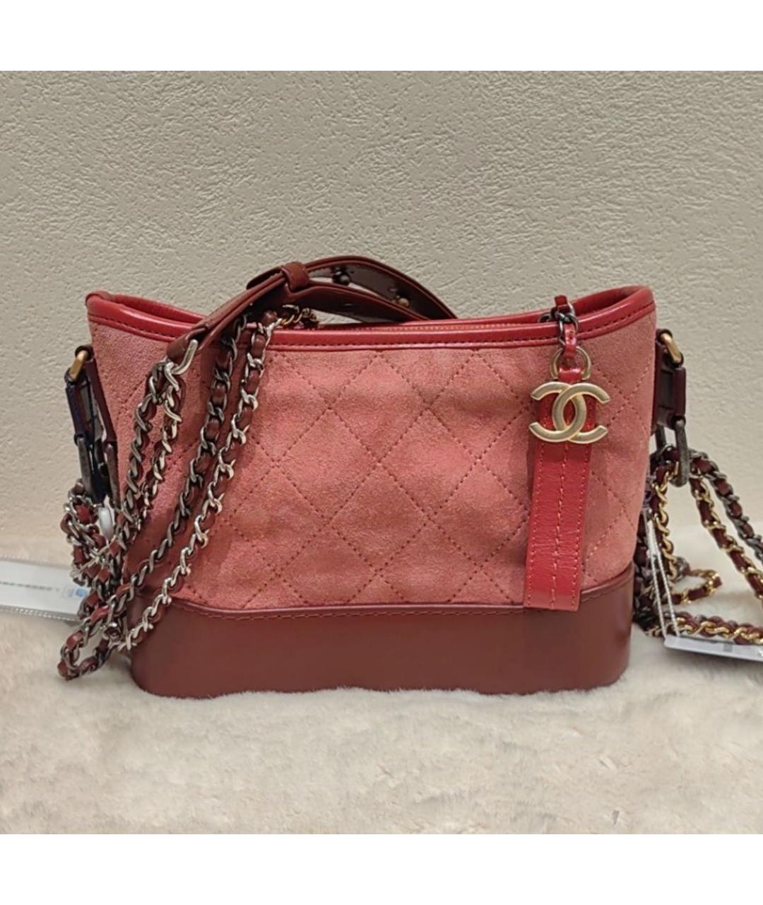 CHANEL Красная кожаная сумка через плечо, фото 2
