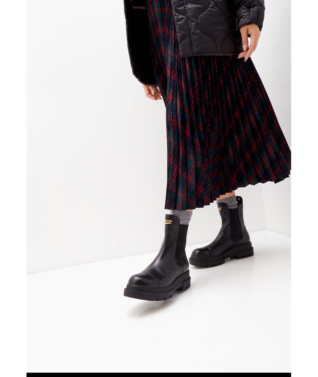 GIUSEPPE ZANOTTI DESIGN Черные кожаные ботинки, фото 5