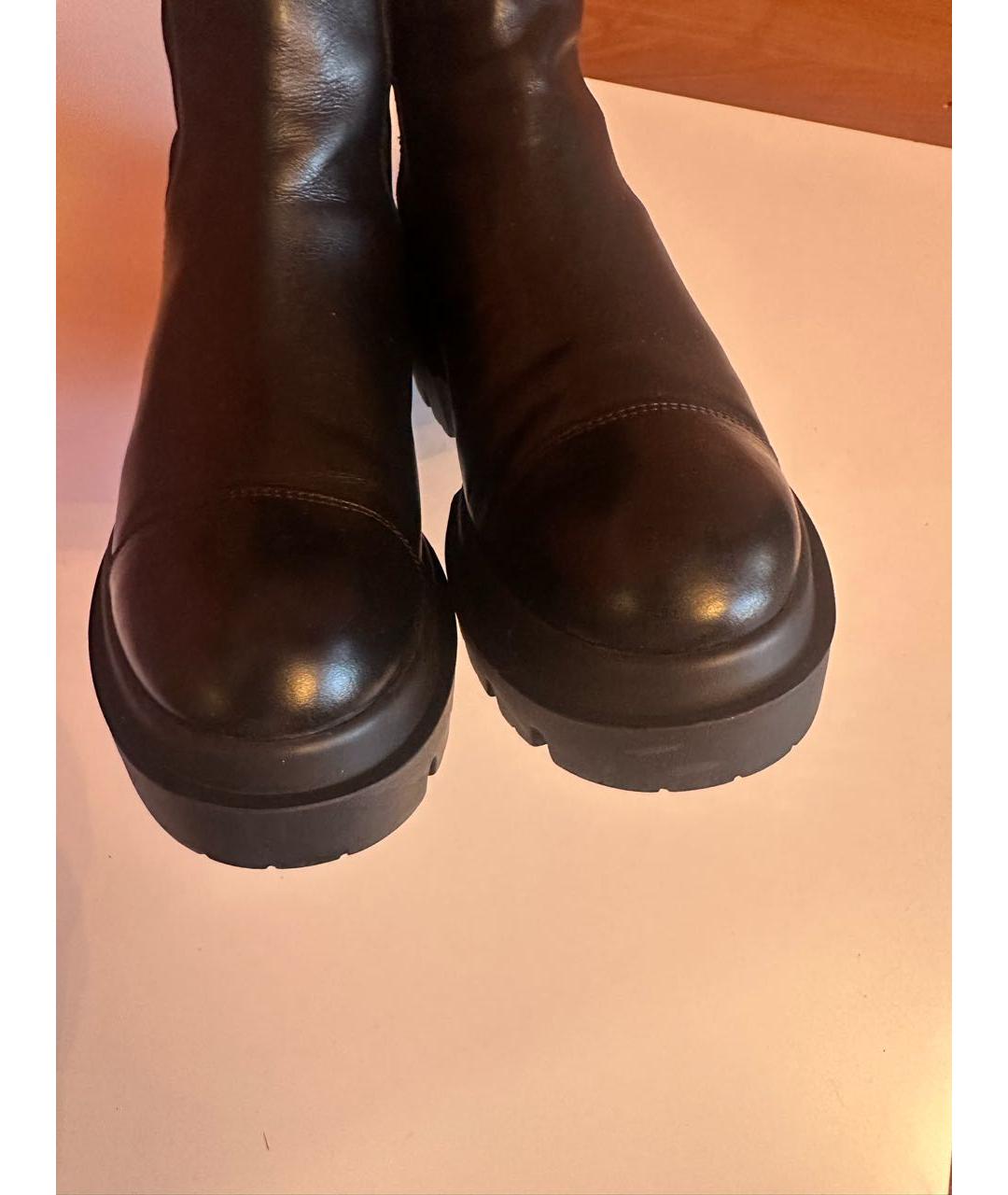 GIUSEPPE ZANOTTI DESIGN Черные кожаные ботинки, фото 8