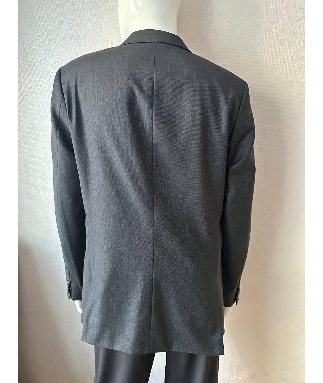 HUGO BOSS Серый шерстяной пиджак, фото 8
