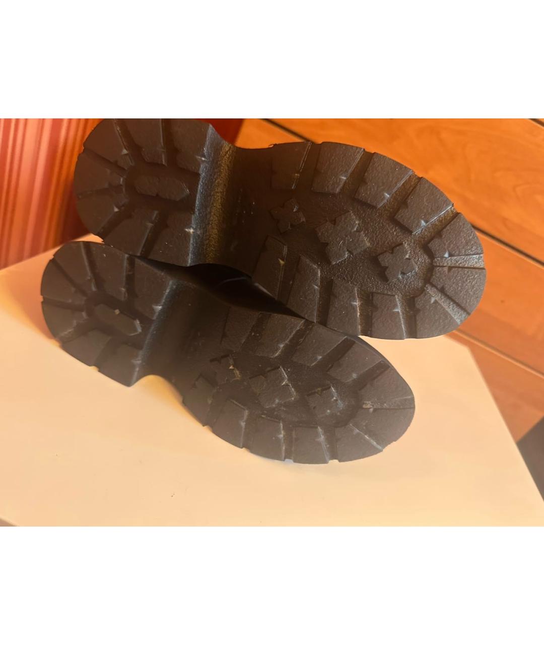 NO. 21 Черные кожаные полусапоги, фото 4