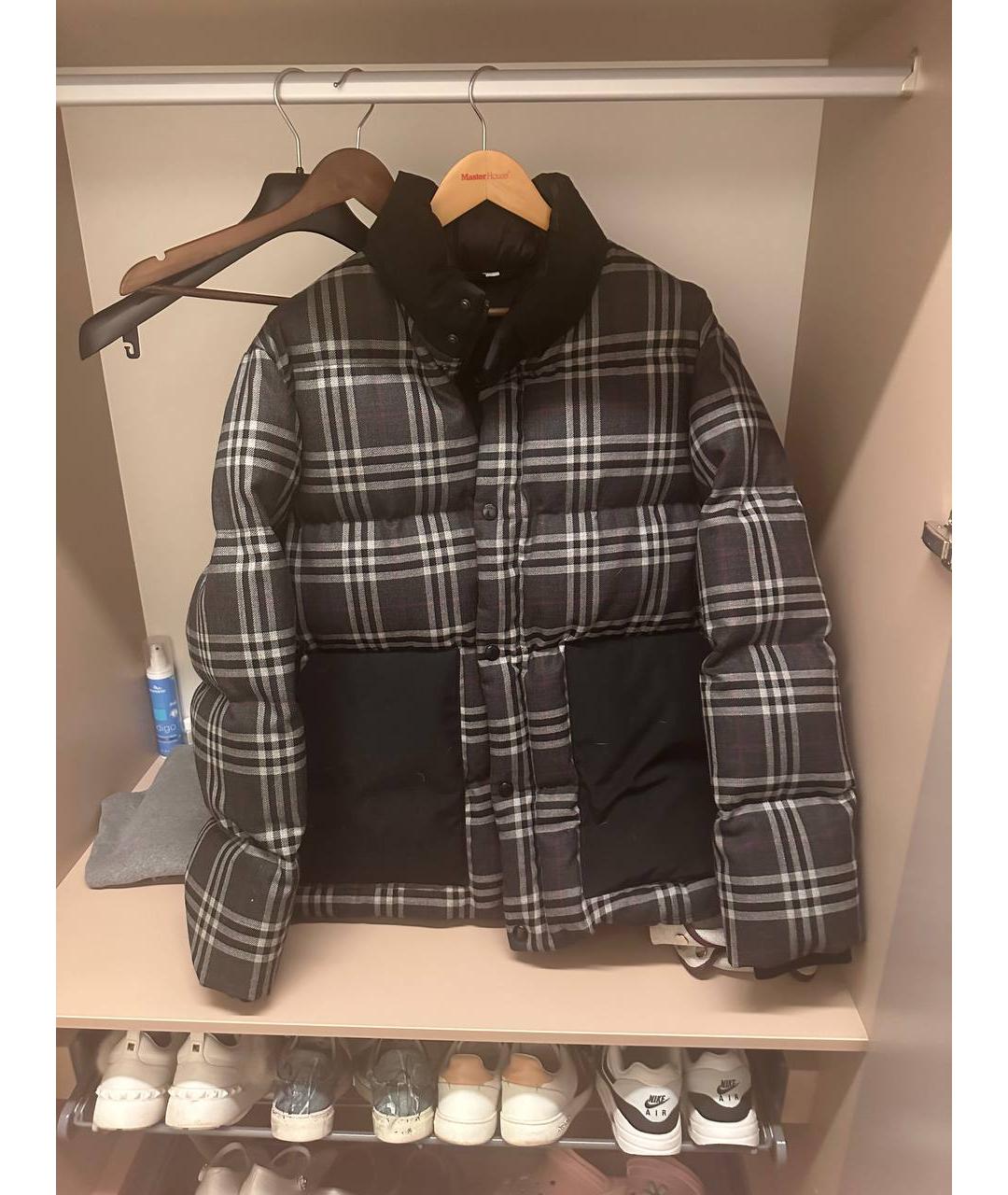 BURBERRY Черная шерстяная куртка, фото 6