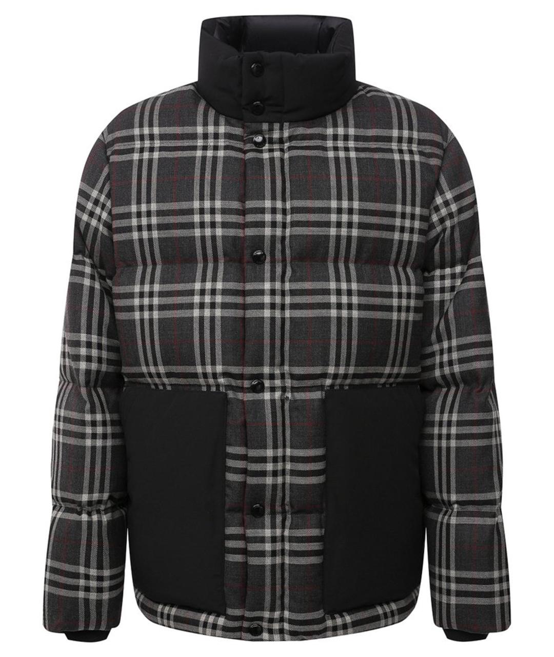 BURBERRY Черная шерстяная куртка, фото 1