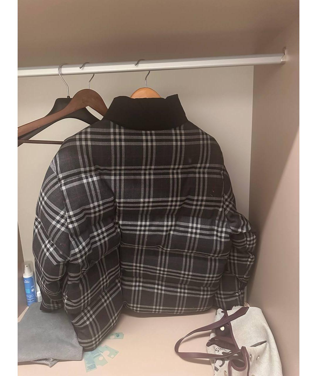 BURBERRY Черная шерстяная куртка, фото 2