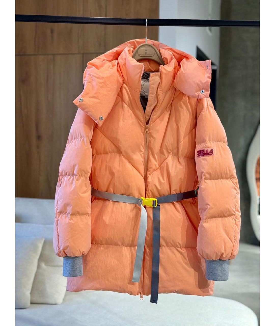 STELLA MCCARTNEY Коралловый пуховик, фото 4