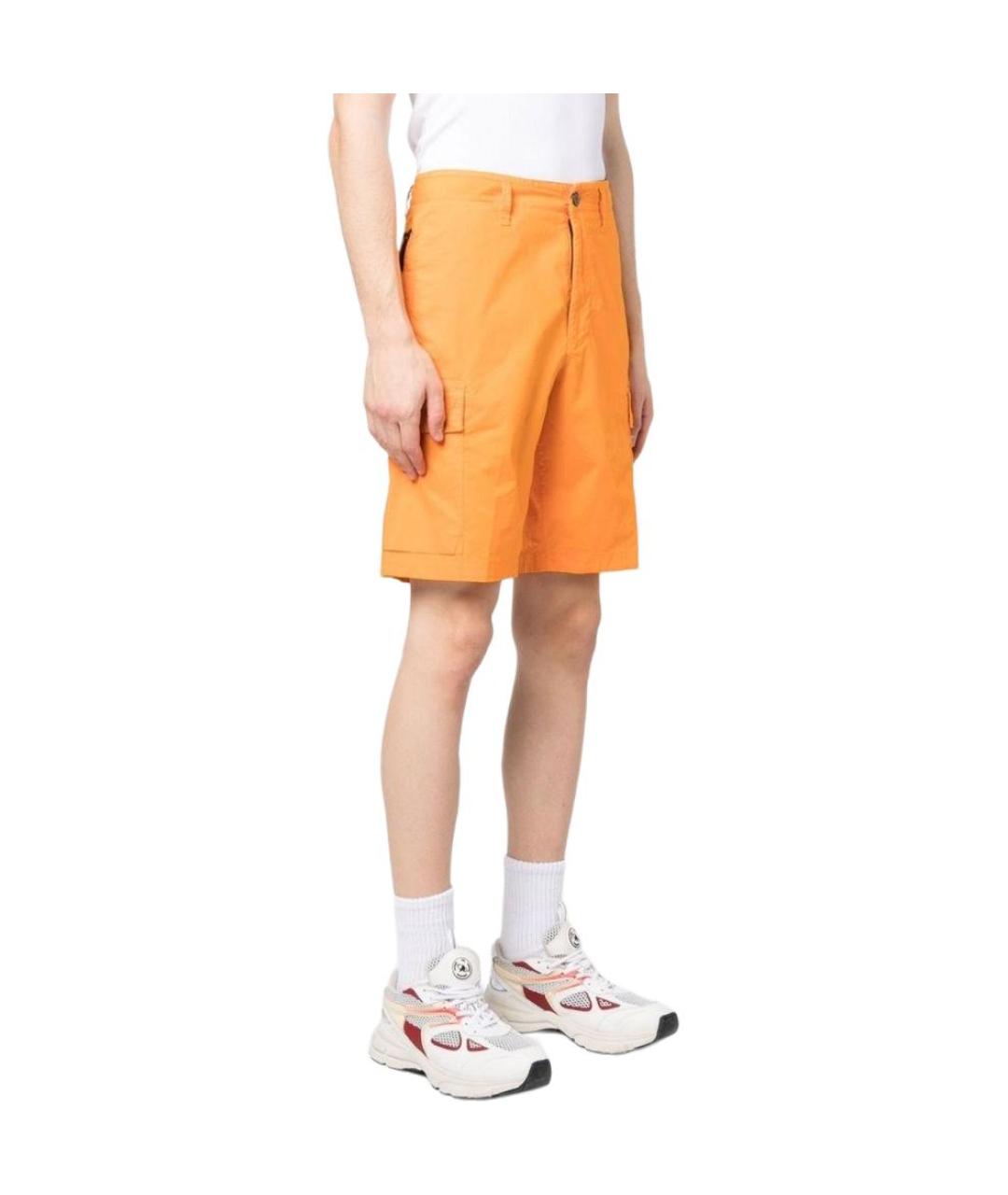 STONE ISLAND Оранжевое шорты, фото 4
