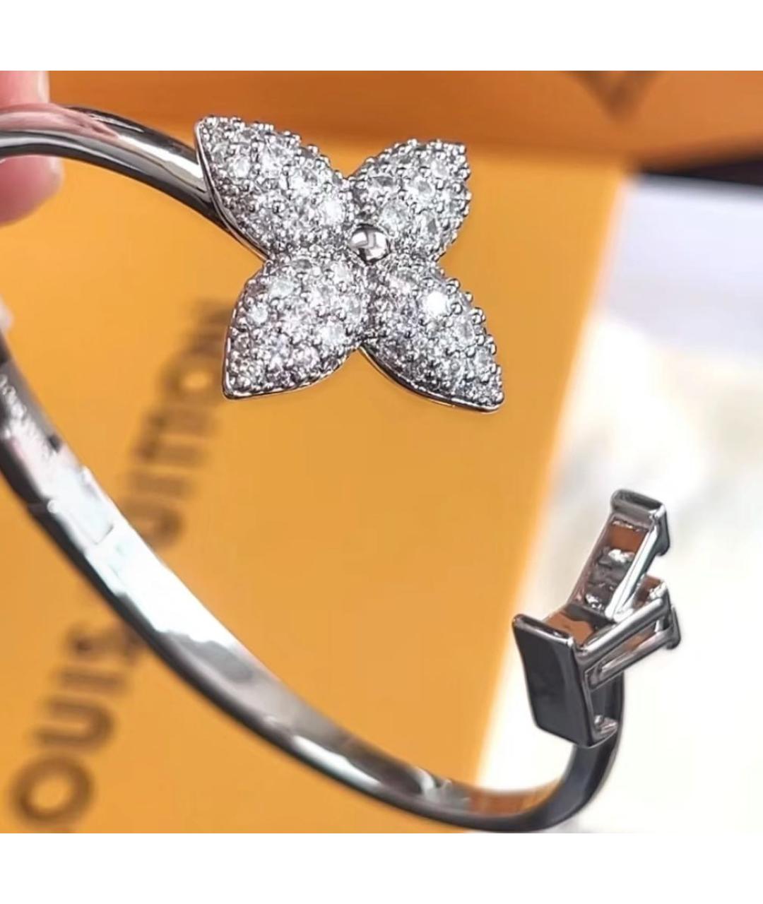 LOUIS VUITTON Серебрянный металлический браслет, фото 3