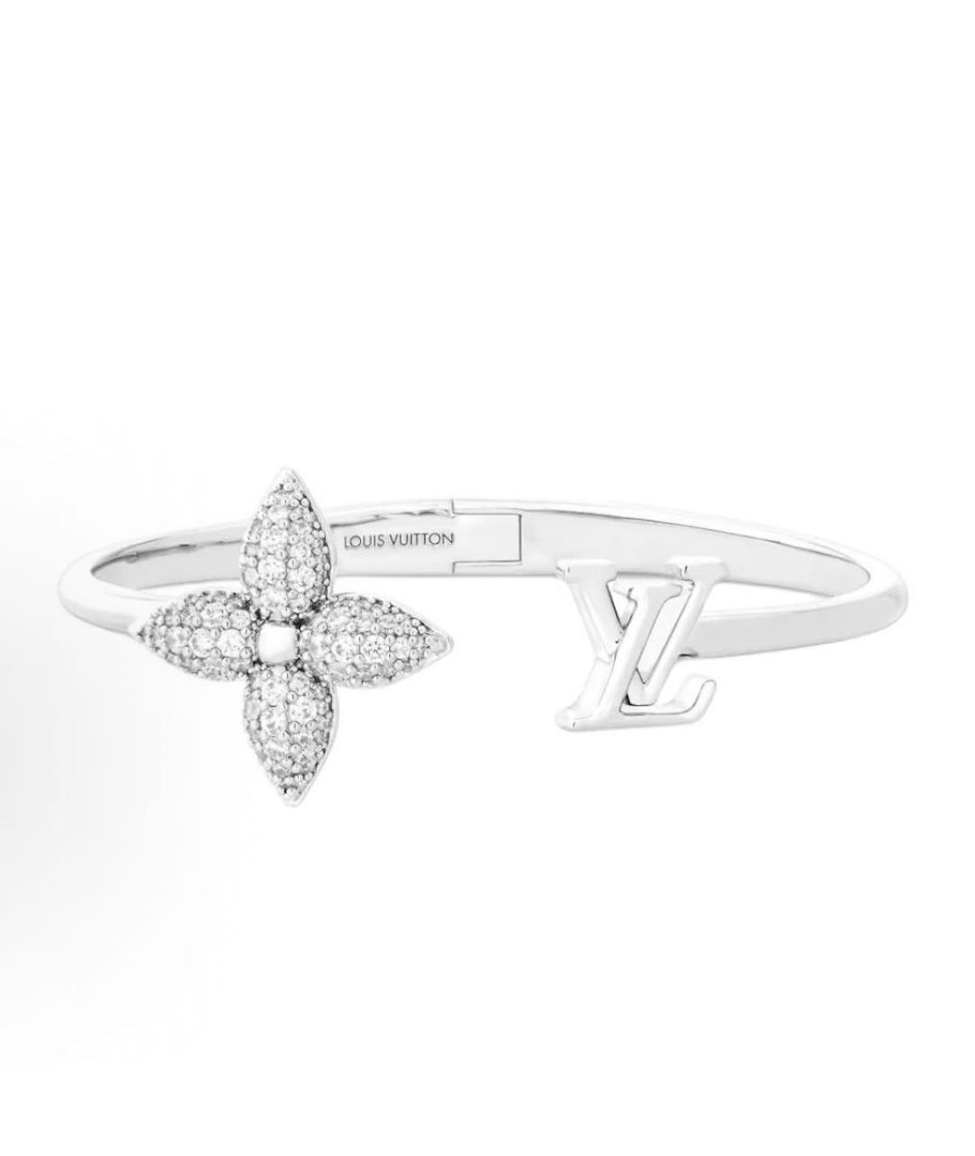 LOUIS VUITTON Серебрянный металлический браслет, фото 2