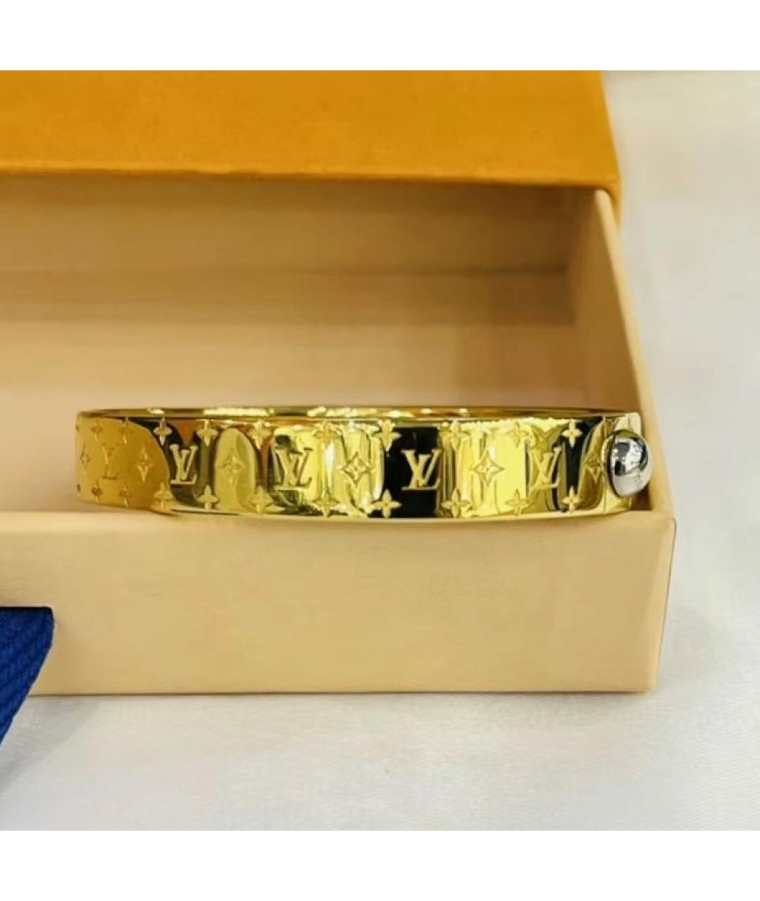 LOUIS VUITTON Золотой браслет, фото 3