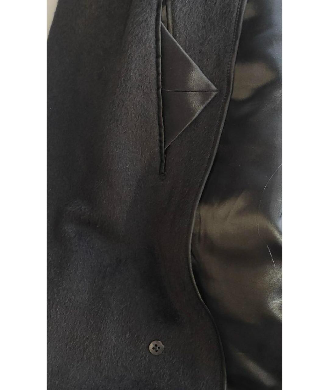 LOUIS VUITTON Черное шерстяное пальто, фото 7