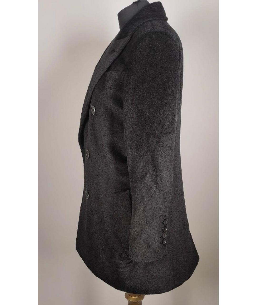 LOUIS VUITTON Черное шерстяное пальто, фото 2