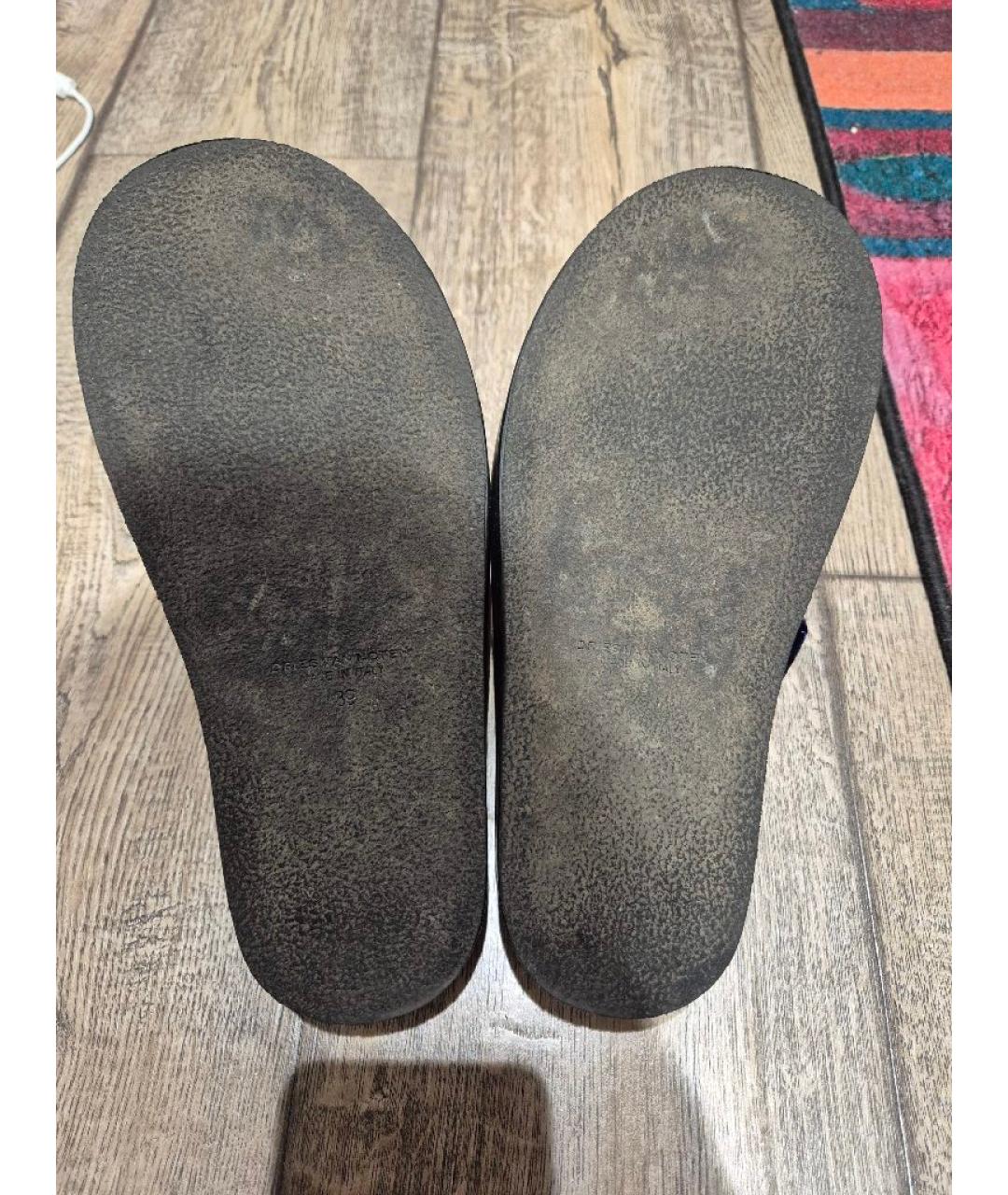 DRIES VAN NOTEN Мульти бархатные босоножки, фото 6