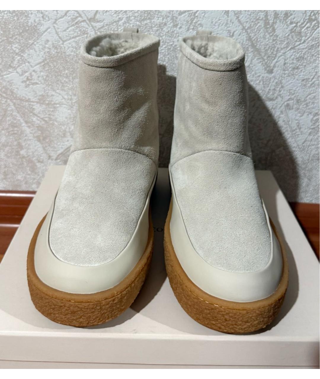 12 STOREEZ Бежевые замшевые ботинки, фото 2