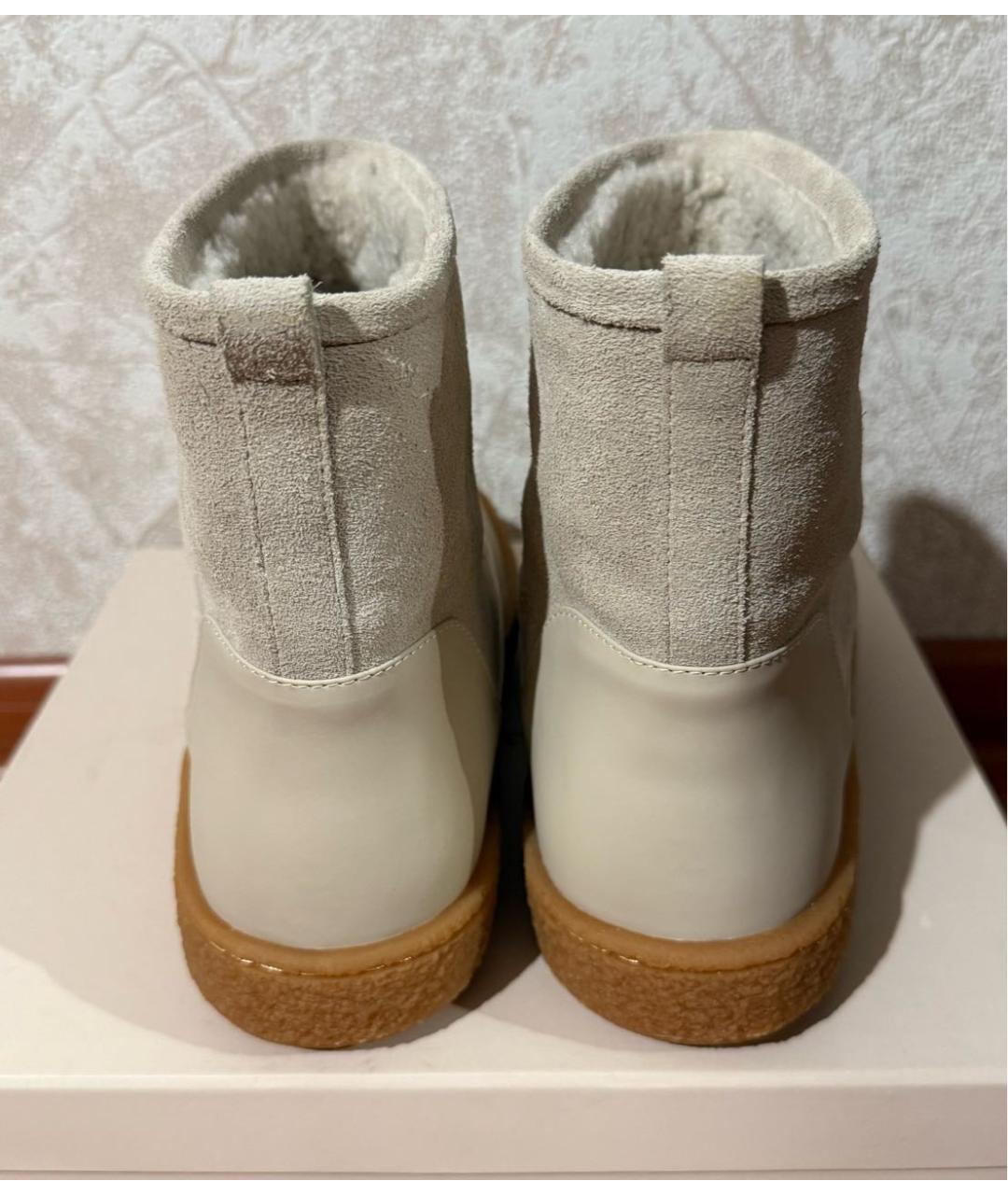 12 STOREEZ Бежевые замшевые ботинки, фото 4