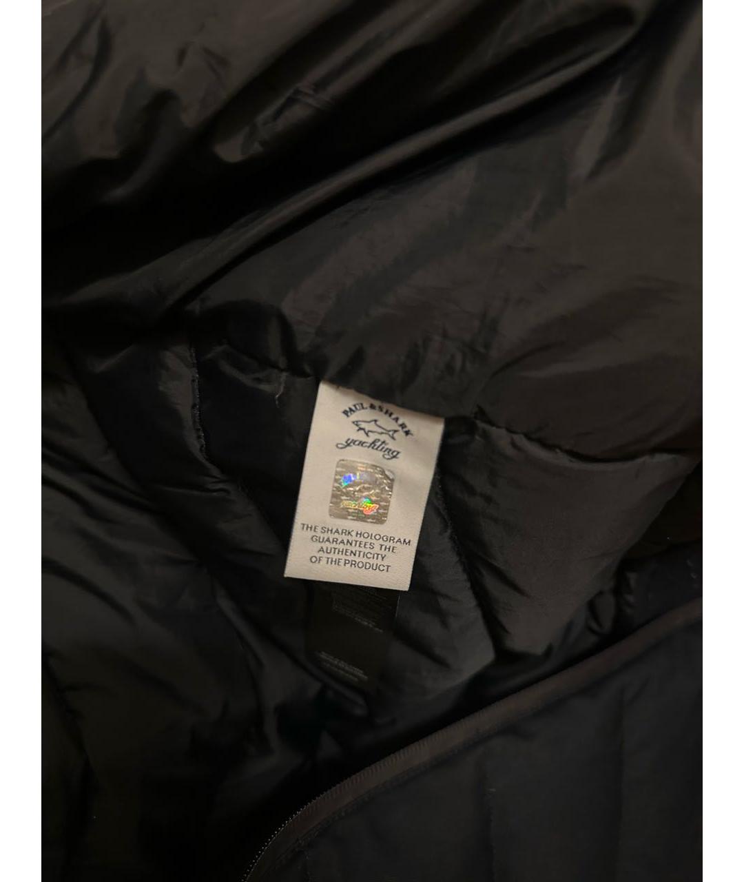 PAUL & SHARK Темно-синий полиэстеровый жилет, фото 5