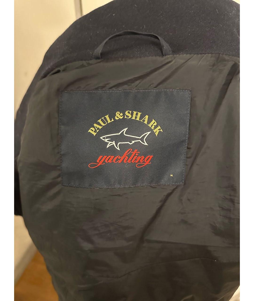 PAUL & SHARK Темно-синий полиэстеровый жилет, фото 3