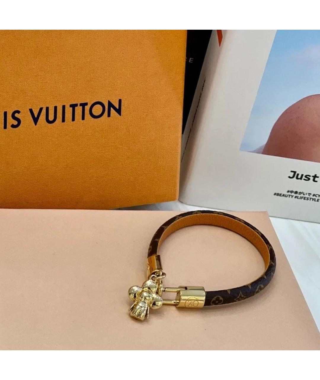LOUIS VUITTON Коричневый браслет, фото 2