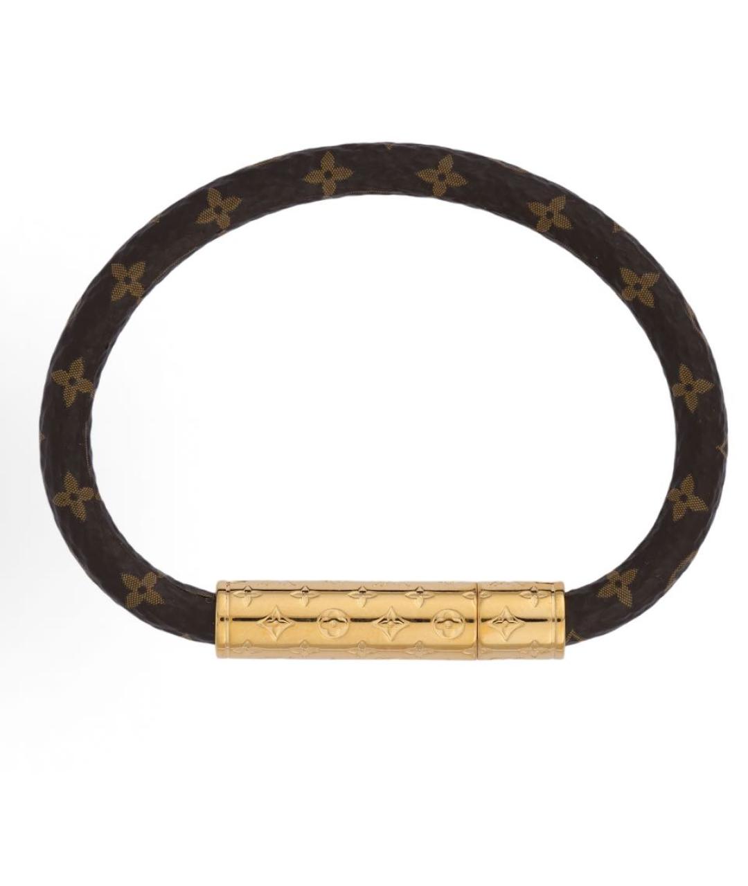 LOUIS VUITTON Коричневый браслет, фото 4
