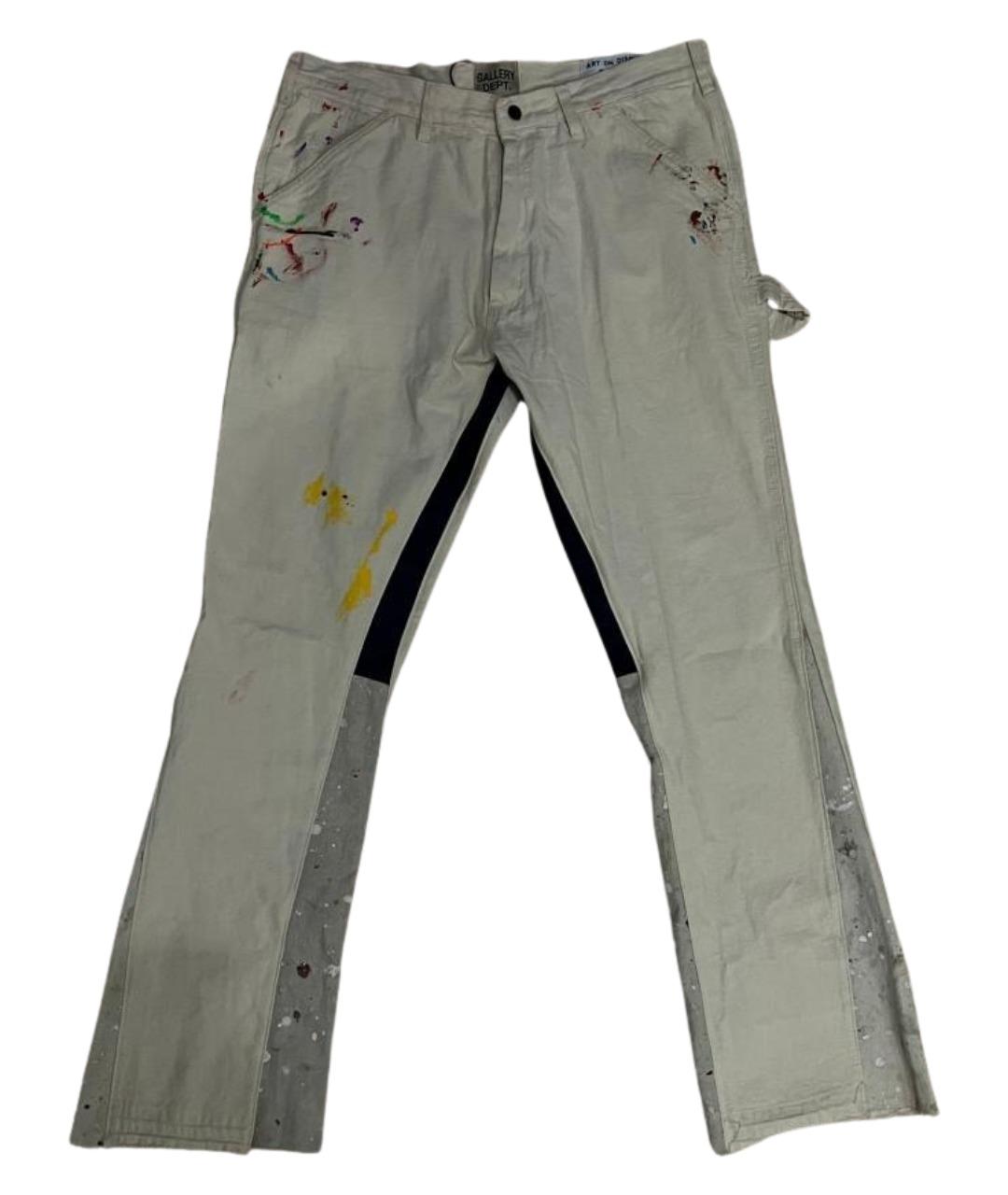 Gallery Dept Бежевые хлопковые джинсы, фото 1