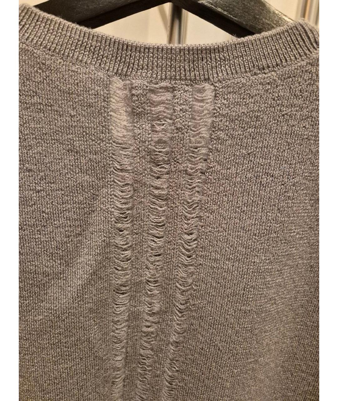 Y-3 Серая шерстяная жилетка, фото 8