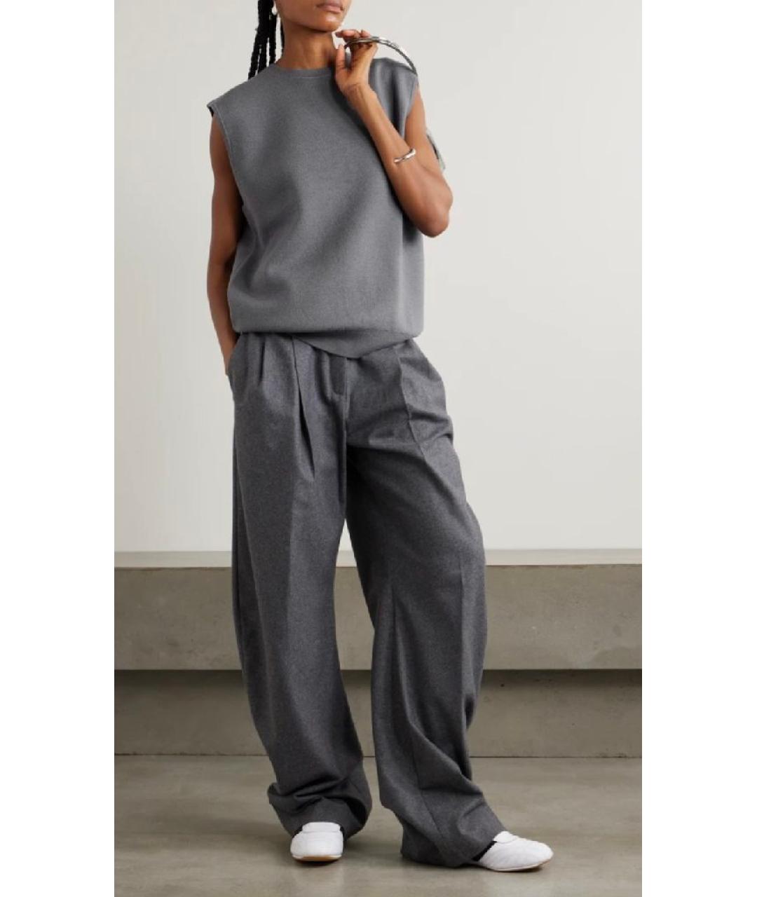 Y-3 Серая шерстяная жилетка, фото 3