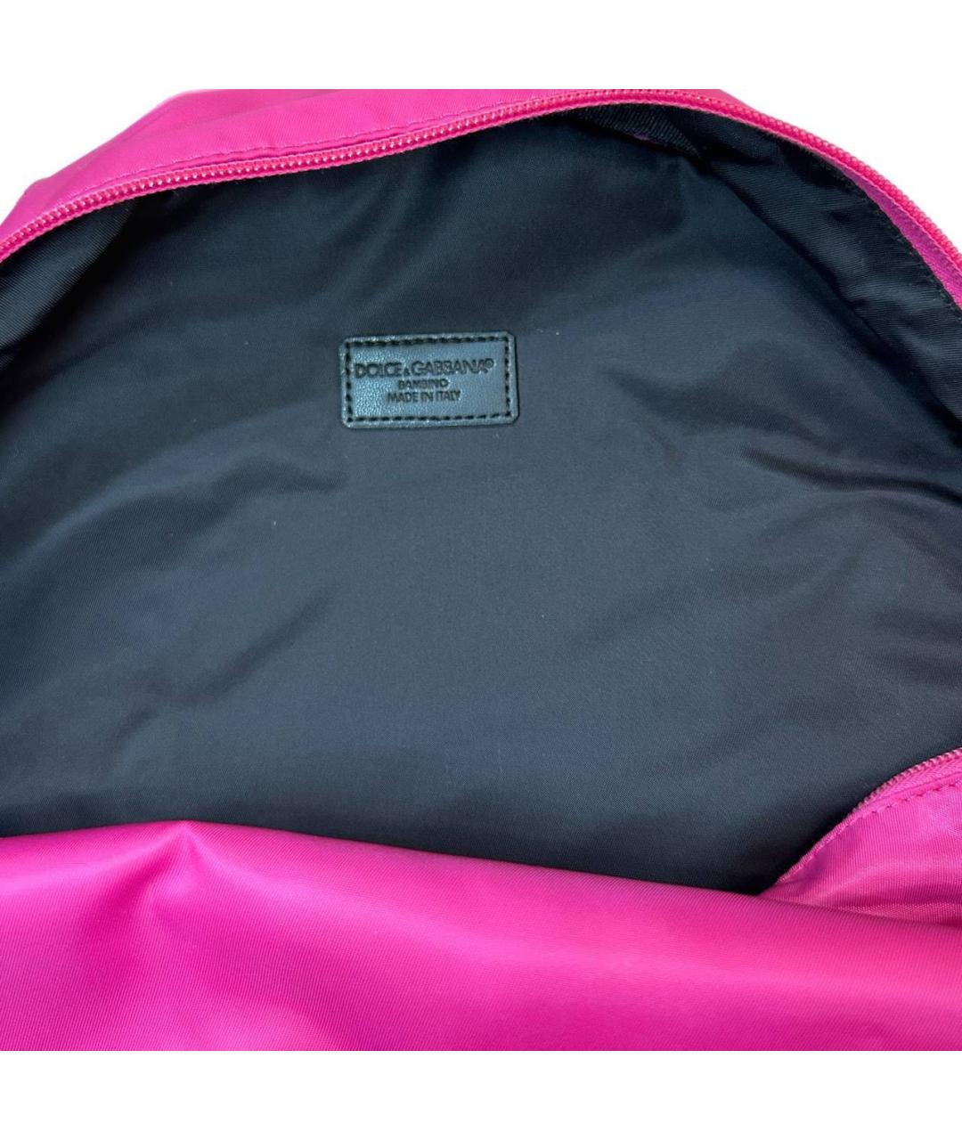 DOLCE&GABBANA Розовый рюкзак, фото 4