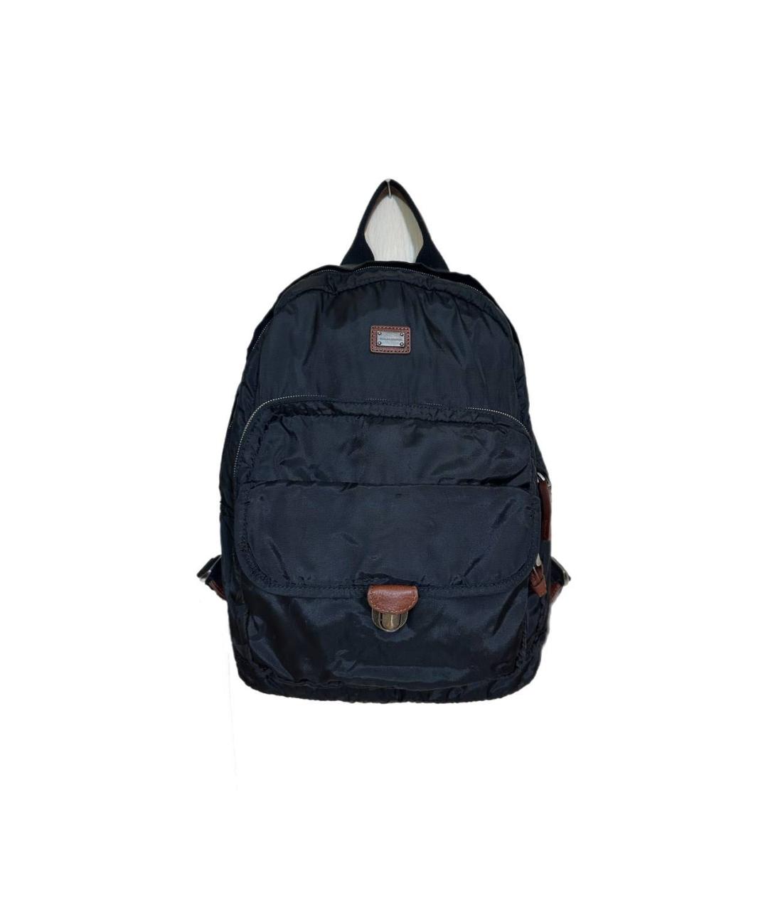 DOLCE&GABBANA Темно-синий рюкзак, фото 1