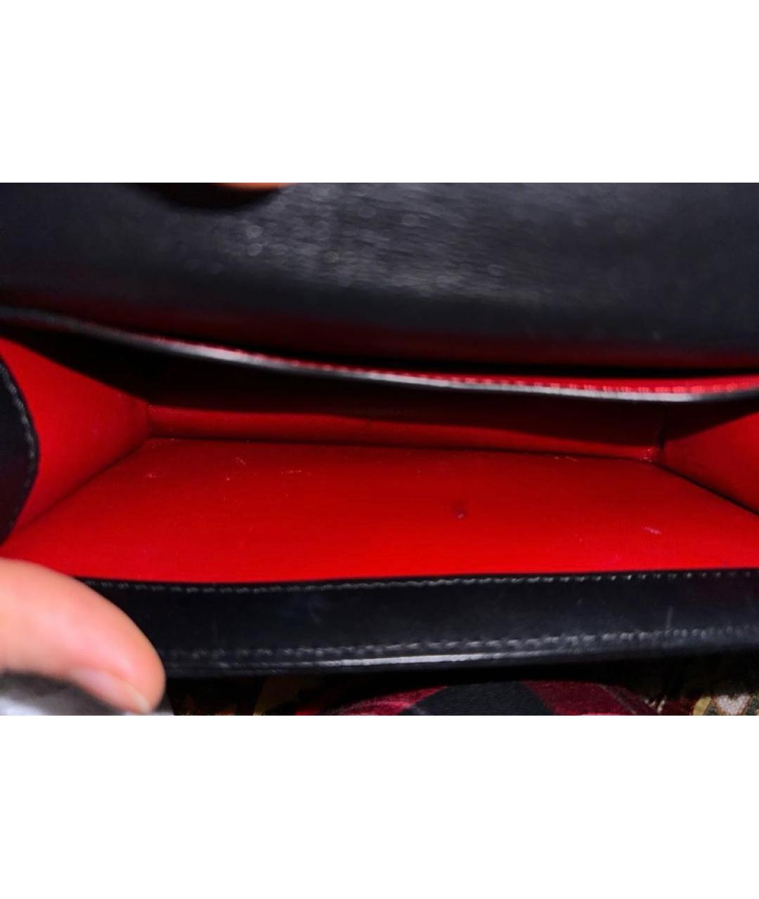 VALENTINO Черная кожаная поясная сумка, фото 7