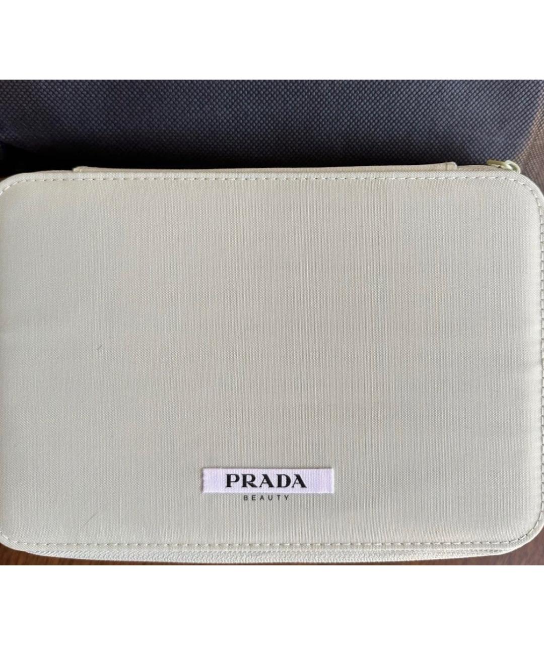 PRADA Зеленая хлопковая косметичка, фото 5