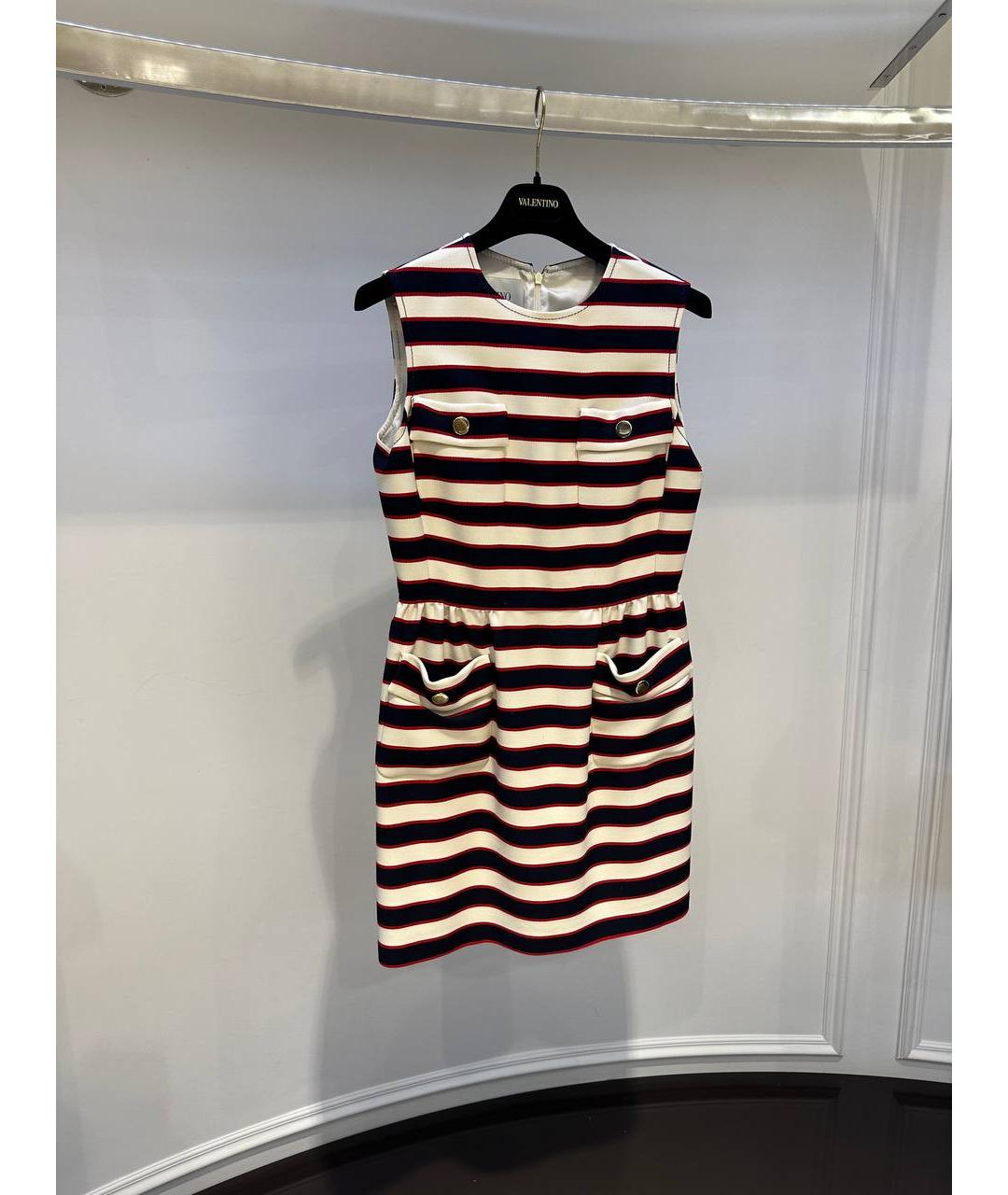 VALENTINO Мульти шерстяное платье, фото 2