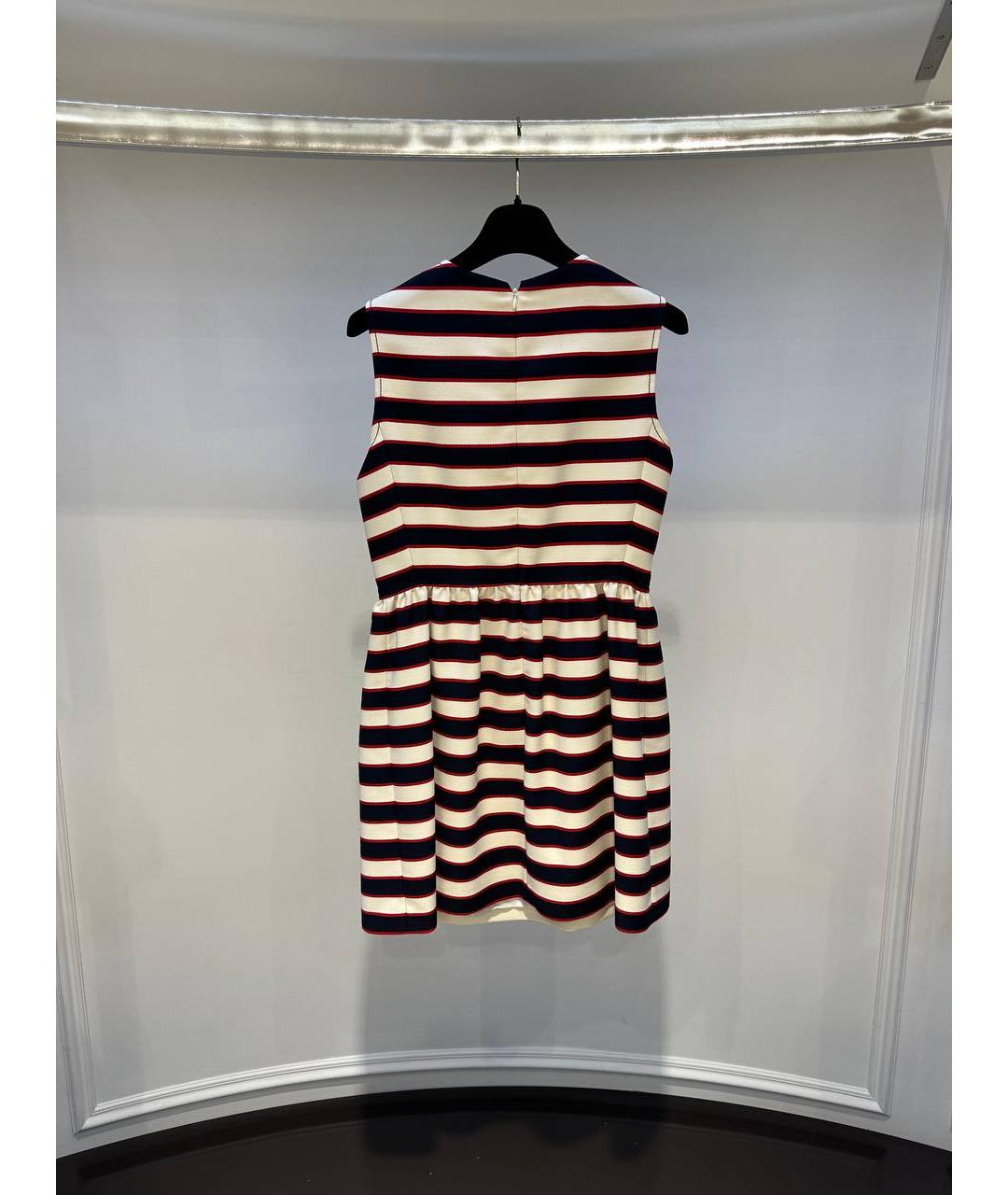 VALENTINO Мульти шерстяное платье, фото 3