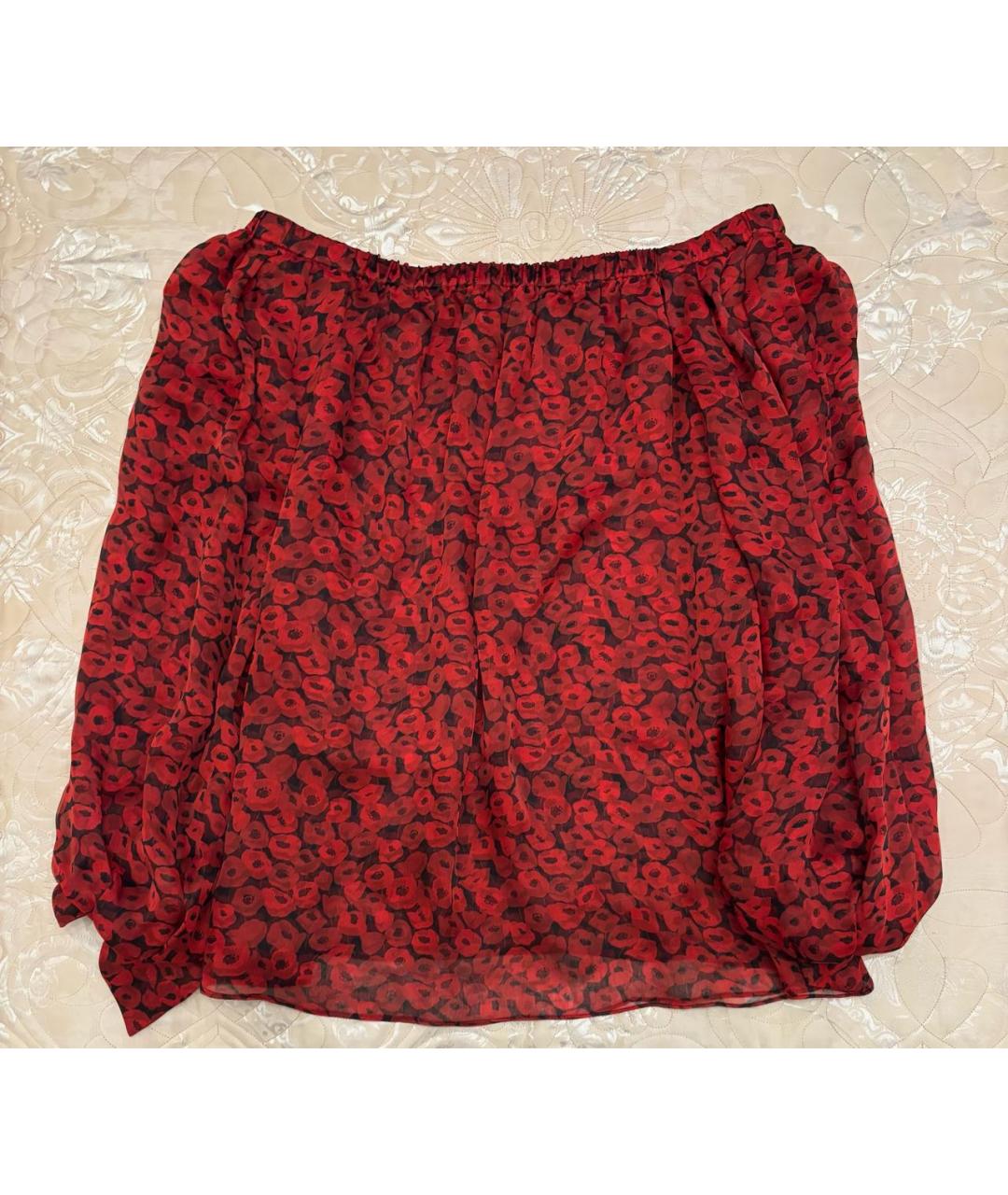 SAINT LAURENT Мульти шелковая блузы, фото 6