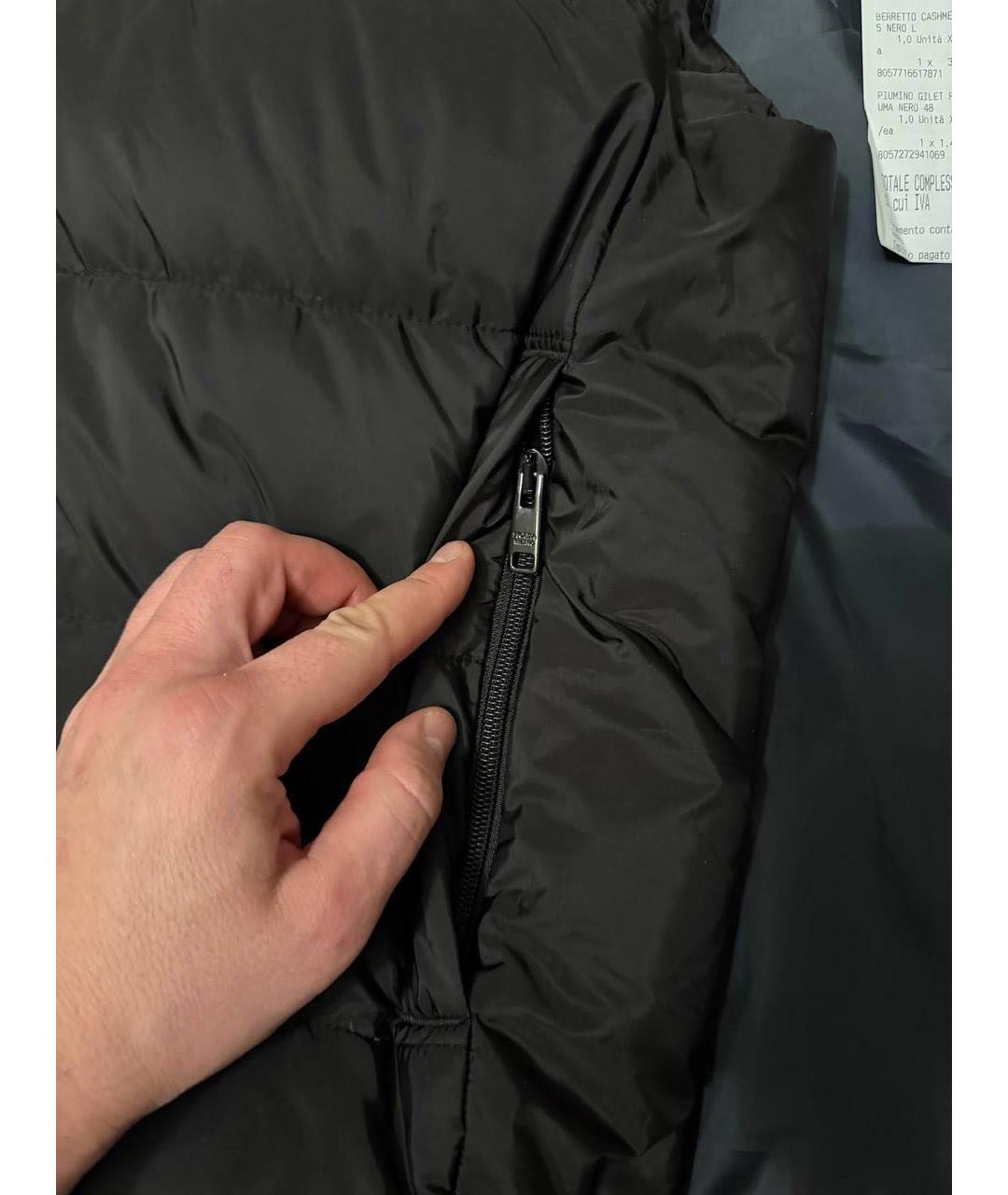 PRADA Черный полиэстеровый жилет, фото 4