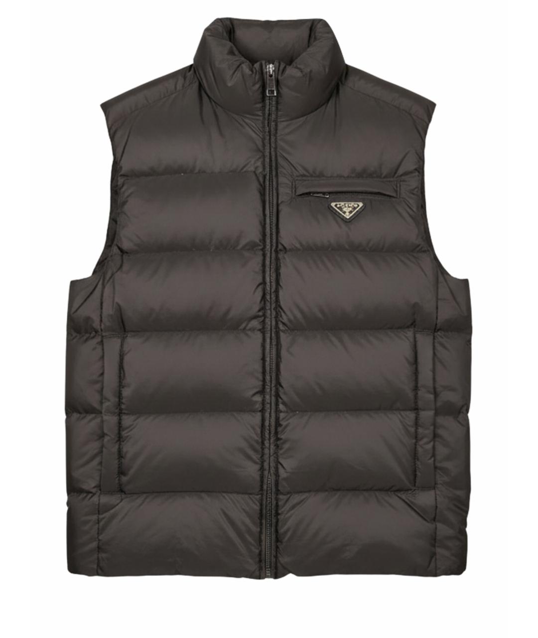 PRADA Черный полиэстеровый жилет, фото 1