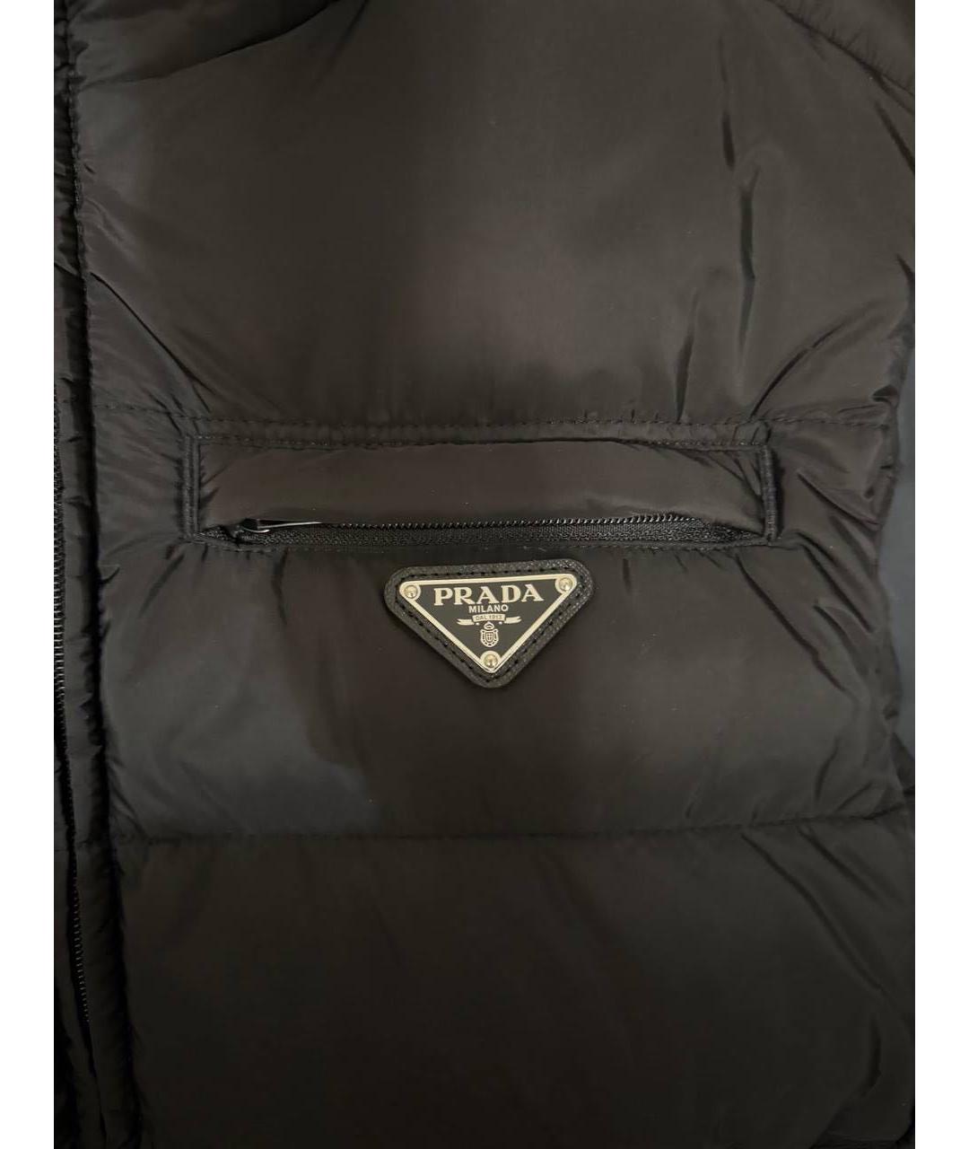 PRADA Черный полиэстеровый жилет, фото 3
