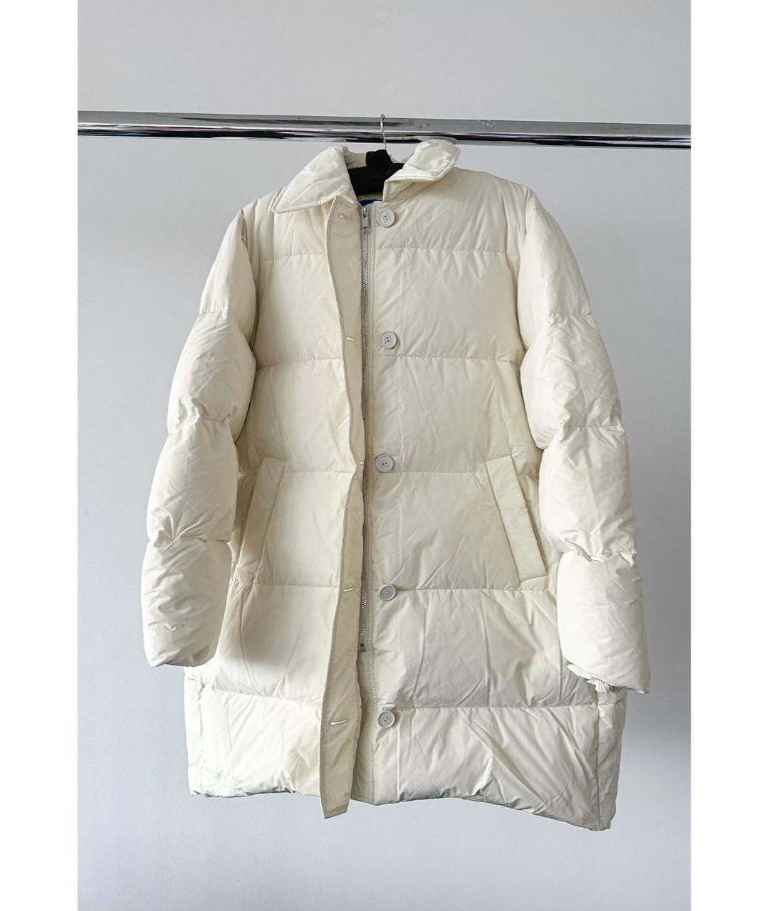 NINA RICCI Белый полиэстеровый пуховик, фото 3