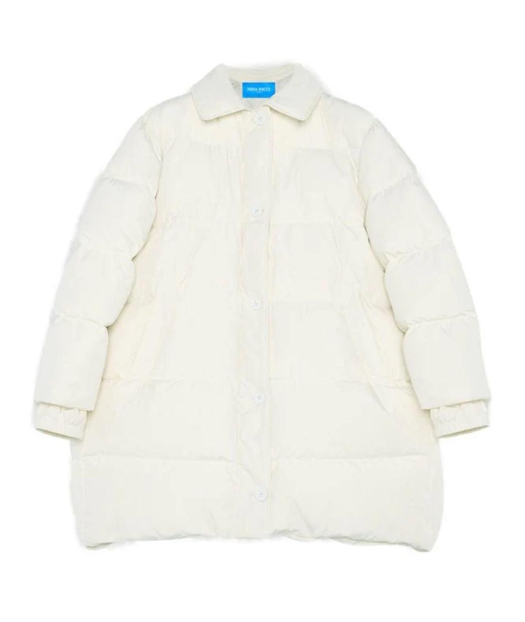 NINA RICCI Белый полиэстеровый пуховик, фото 1