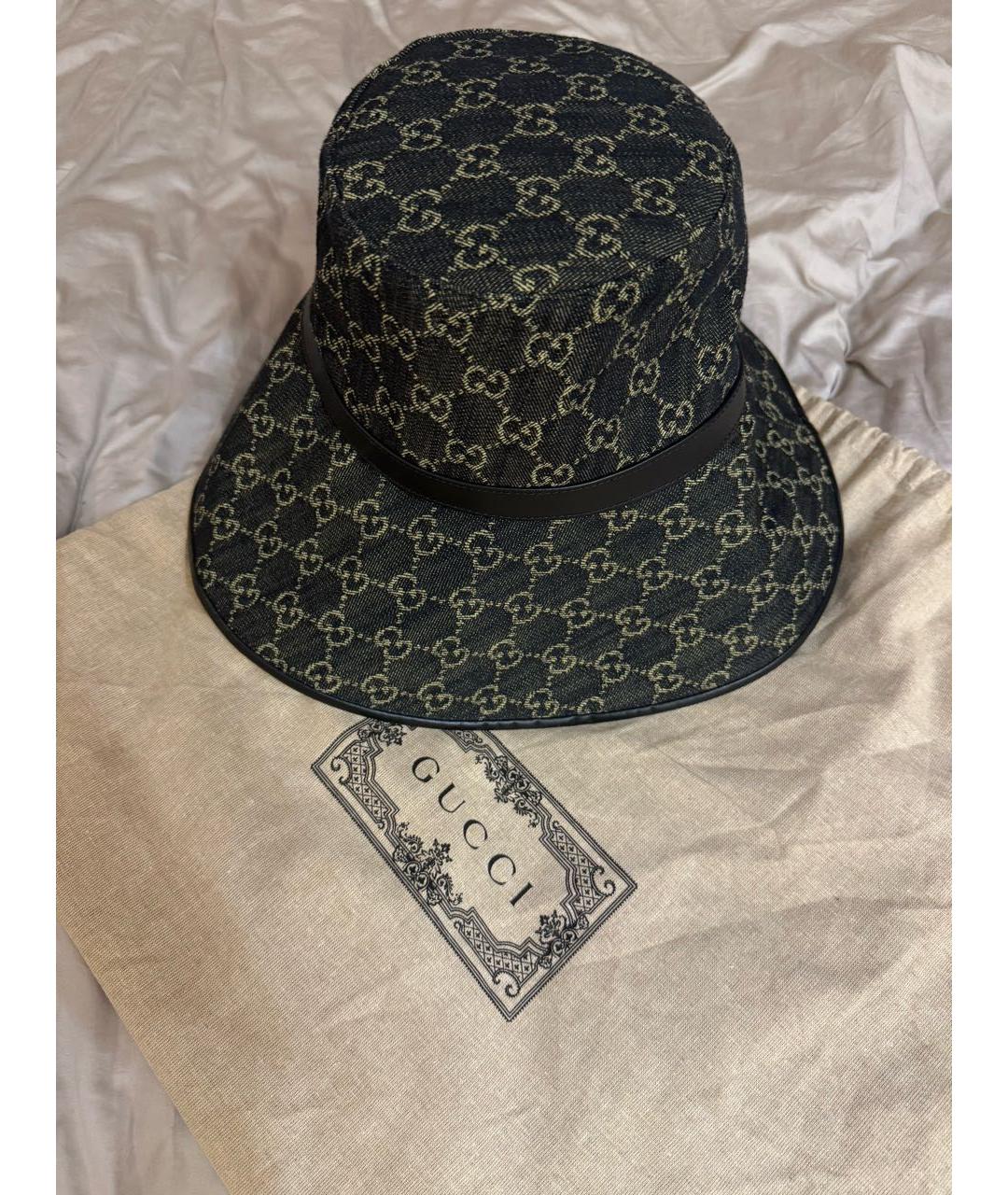 GUCCI Черная панама, фото 2