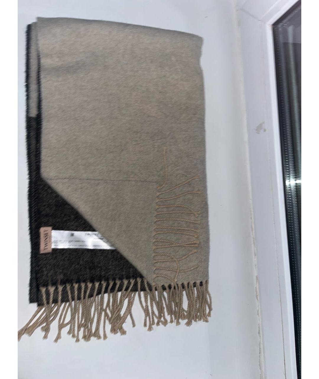 TWIN-SET Серый шарф, фото 7