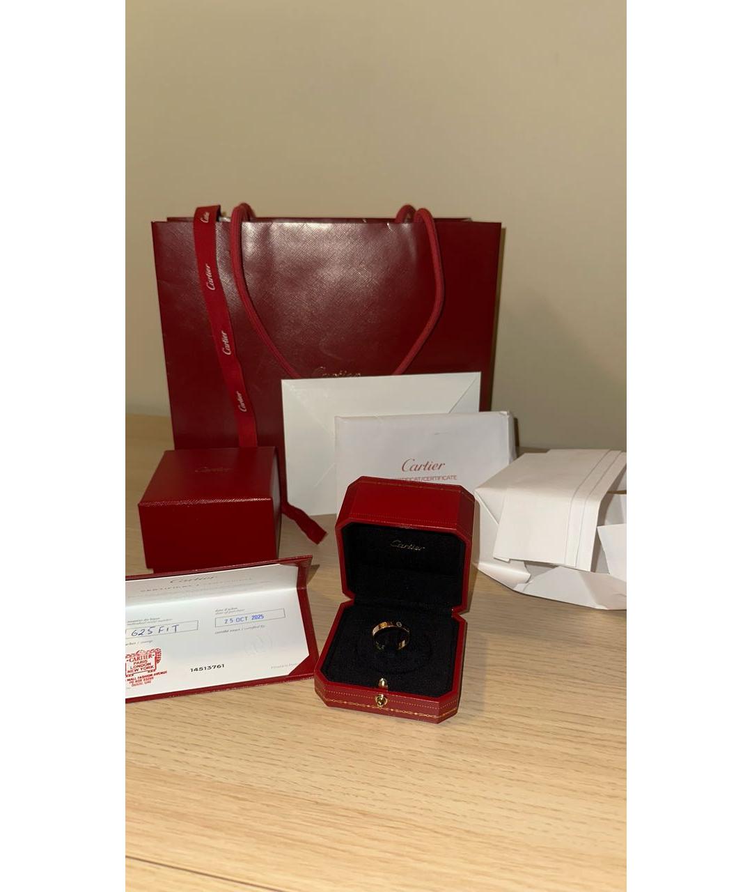 CARTIER Золотое кольцо из желтого золота, фото 3