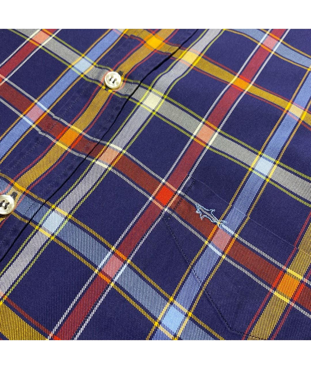 PAUL & SHARK Синяя хлопковая кэжуал рубашка, фото 3