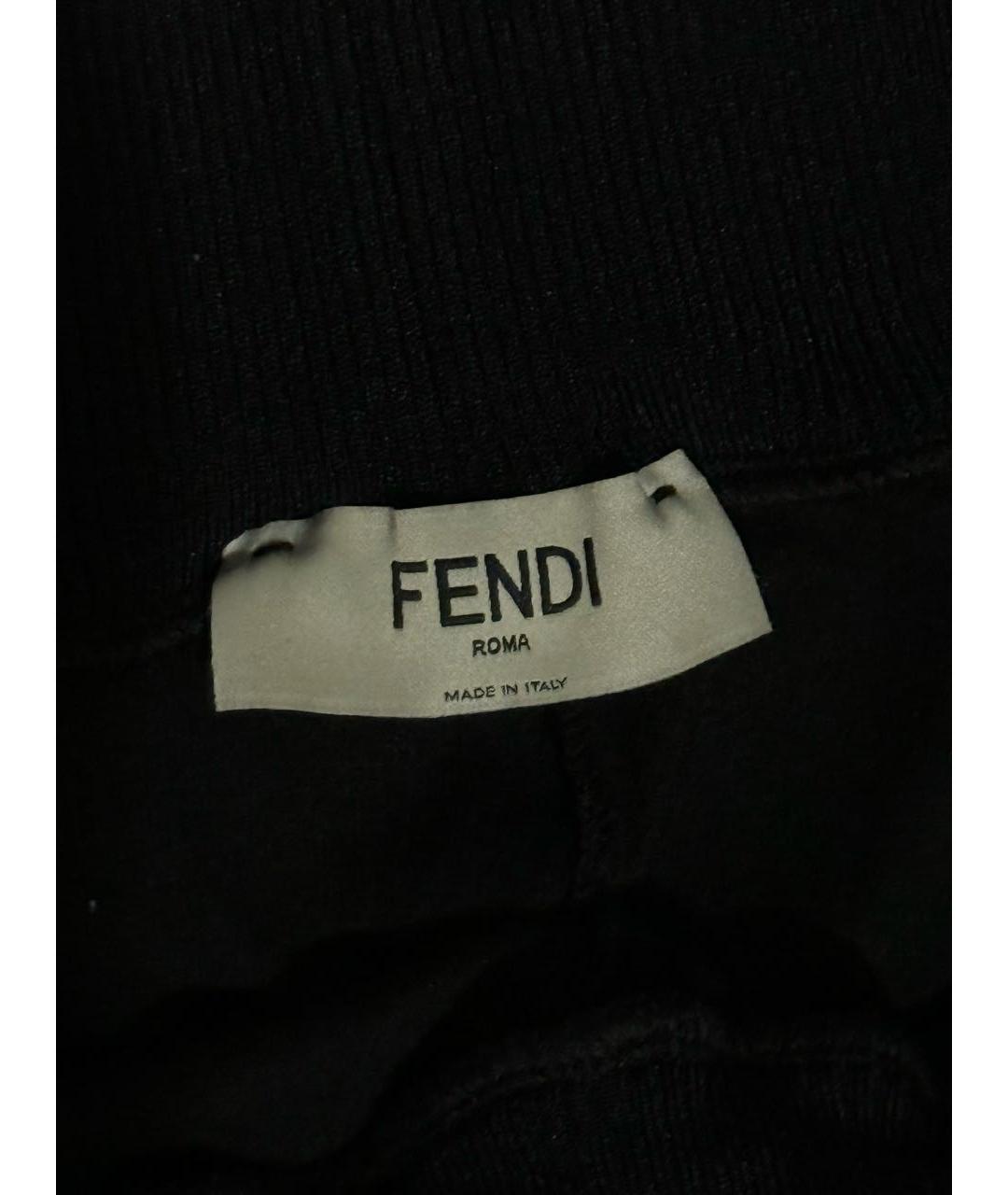 FENDI Черный хлопковый костюм с брюками, фото 3