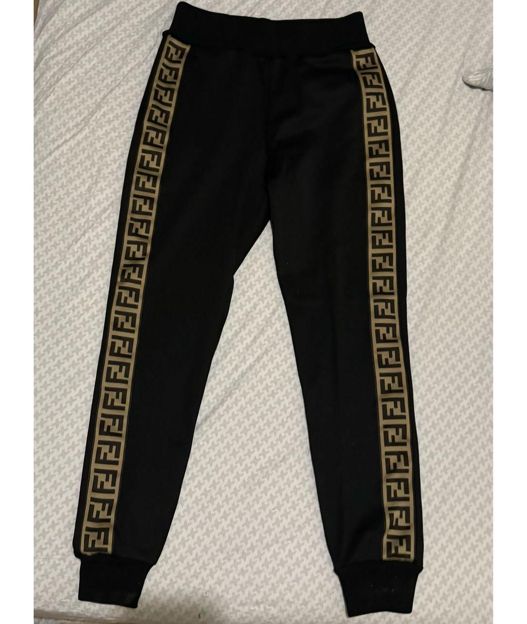 FENDI Черный хлопковый костюм с брюками, фото 2