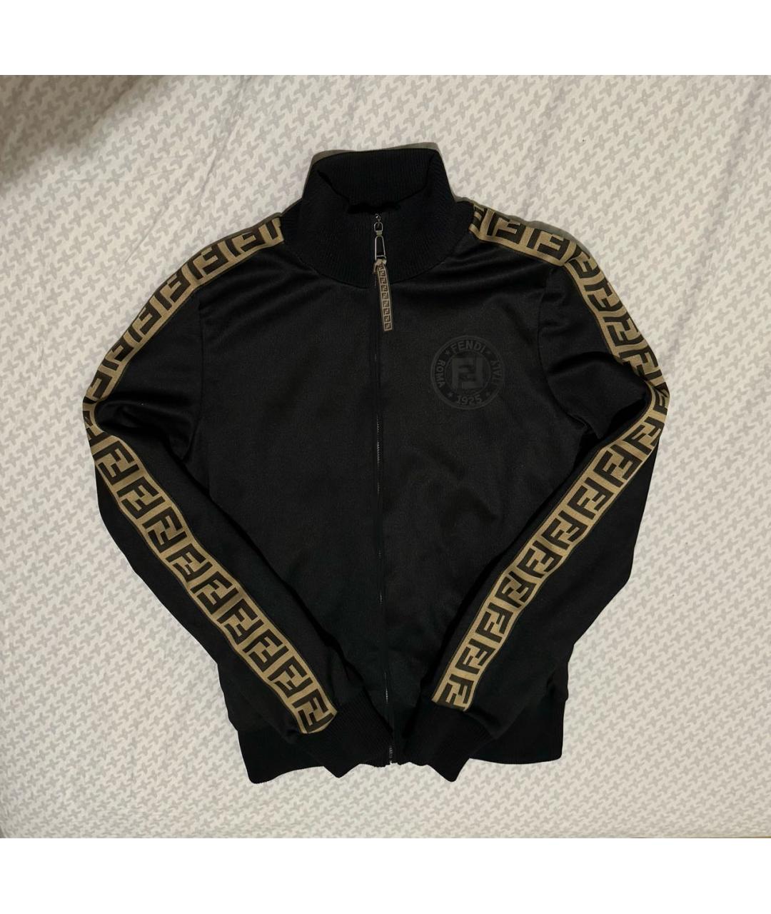 FENDI Черный хлопковый костюм с брюками, фото 4