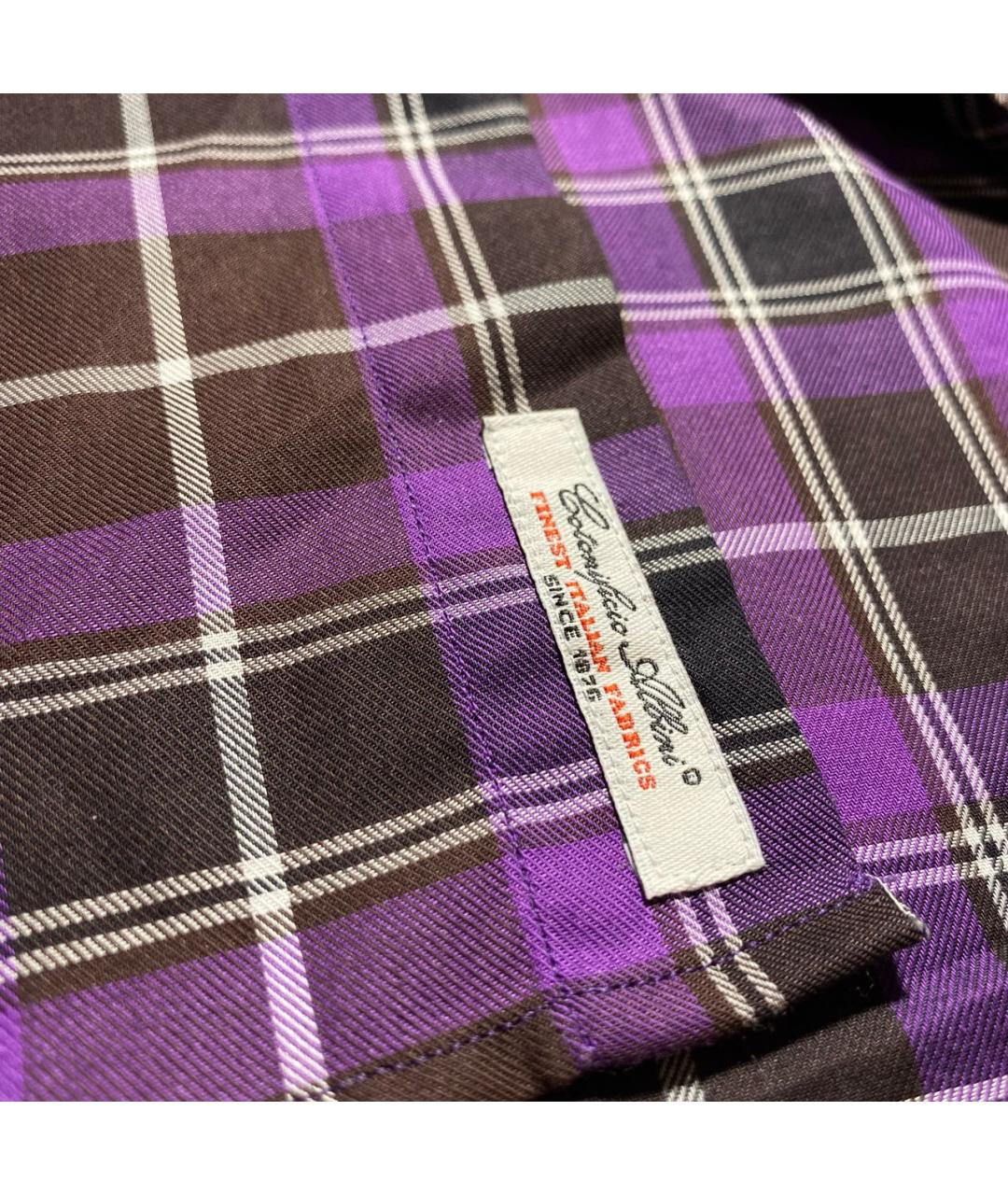 BOGNER Фиолетовая хлопковая кэжуал рубашка, фото 5